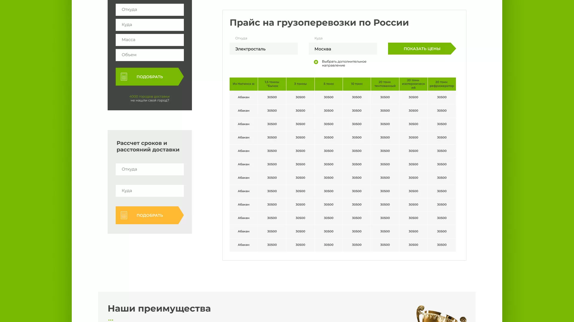 Разработка логотипа и сайта компании «Инком-Логистика» в Холме